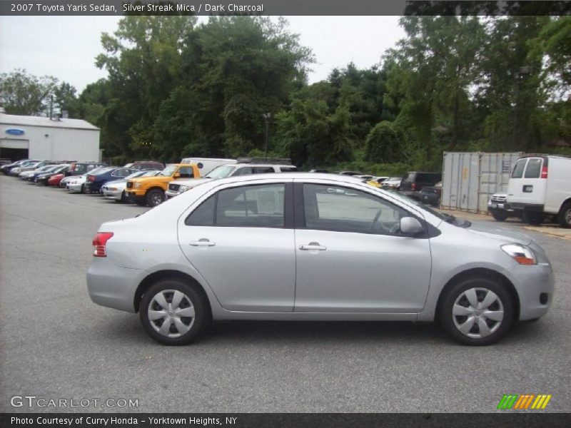 Silver Streak Mica / Dark Charcoal 2007 Toyota Yaris Sedan