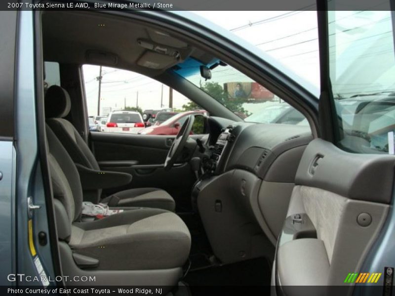 Blue Mirage Metallic / Stone 2007 Toyota Sienna LE AWD