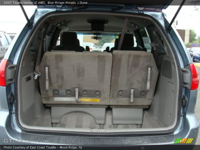 Blue Mirage Metallic / Stone 2007 Toyota Sienna LE AWD