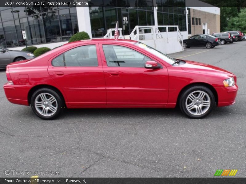 Passion Red / Graphite 2007 Volvo S60 2.5T