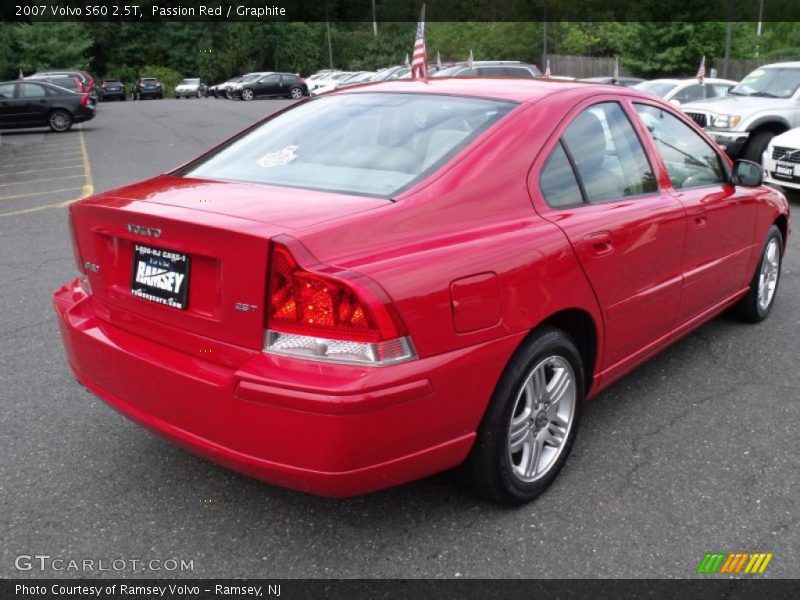 Passion Red / Graphite 2007 Volvo S60 2.5T