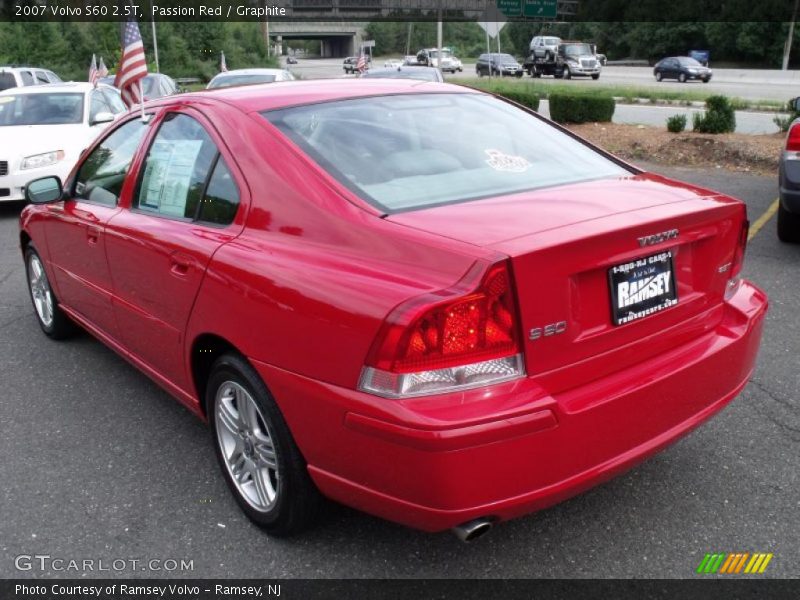 Passion Red / Graphite 2007 Volvo S60 2.5T