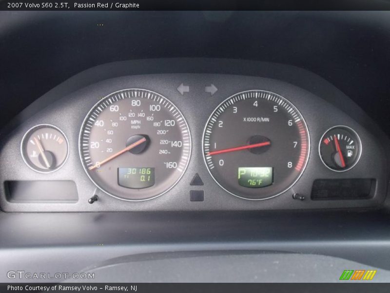 Passion Red / Graphite 2007 Volvo S60 2.5T