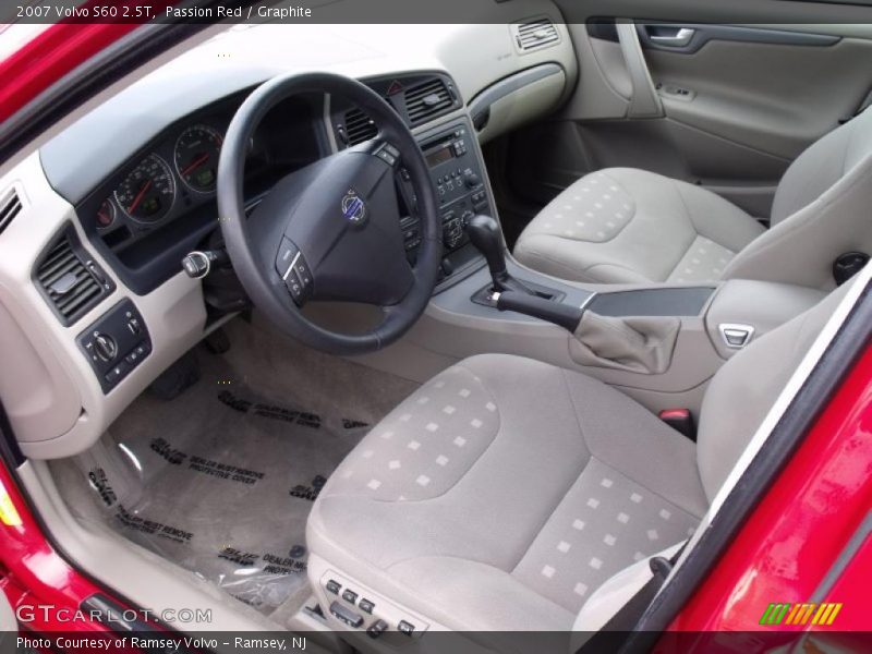 Passion Red / Graphite 2007 Volvo S60 2.5T