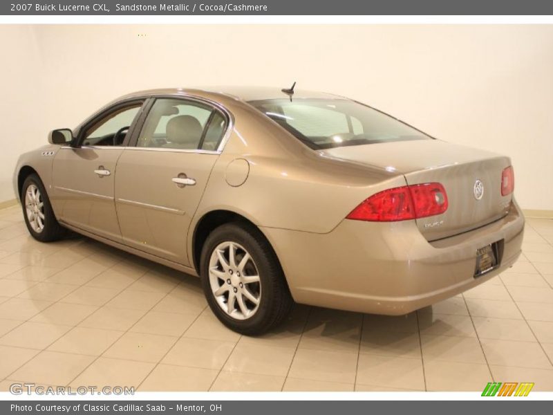 Sandstone Metallic / Cocoa/Cashmere 2007 Buick Lucerne CXL