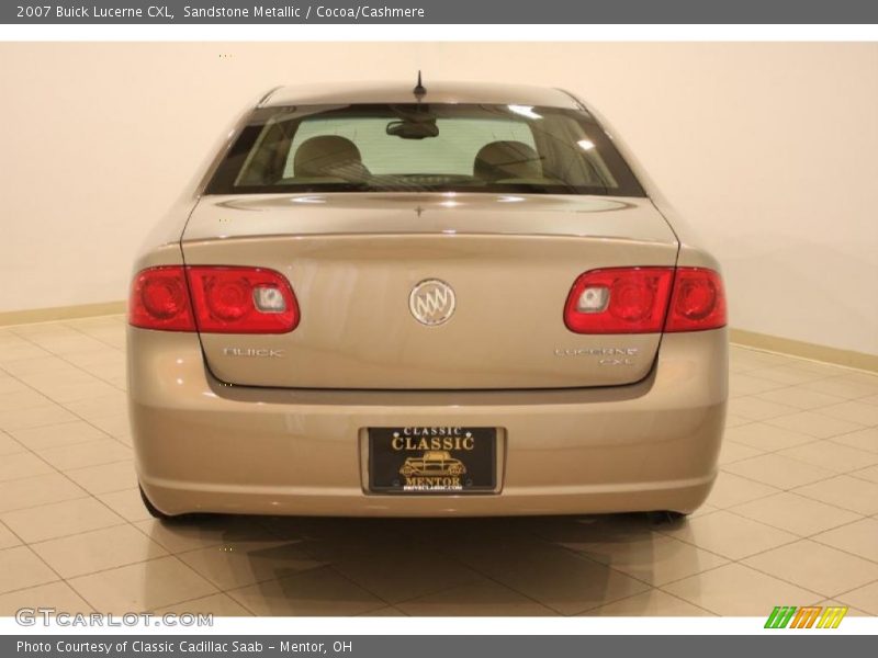 Sandstone Metallic / Cocoa/Cashmere 2007 Buick Lucerne CXL