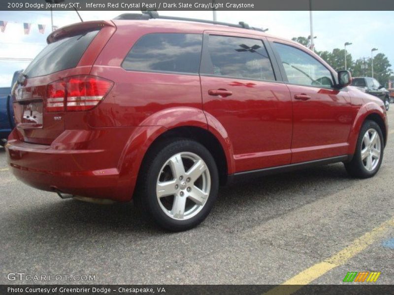 Inferno Red Crystal Pearl / Dark Slate Gray/Light Graystone 2009 Dodge Journey SXT