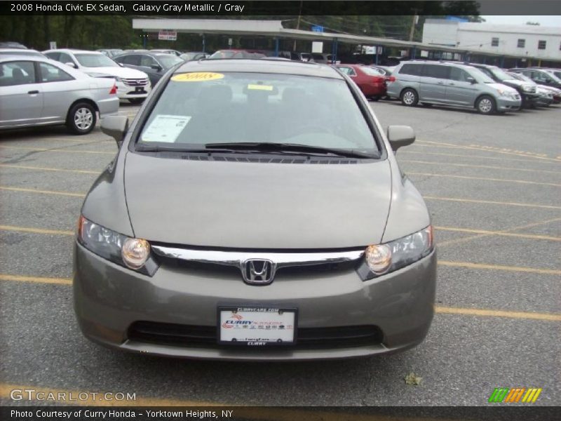 Galaxy Gray Metallic / Gray 2008 Honda Civic EX Sedan