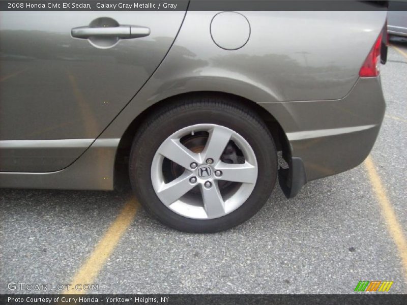 Galaxy Gray Metallic / Gray 2008 Honda Civic EX Sedan