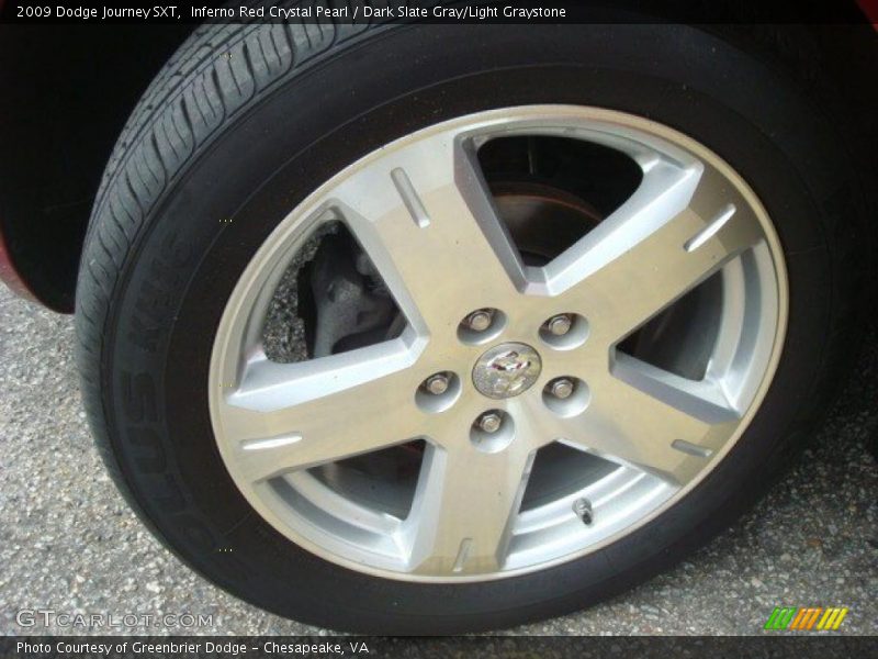 Inferno Red Crystal Pearl / Dark Slate Gray/Light Graystone 2009 Dodge Journey SXT