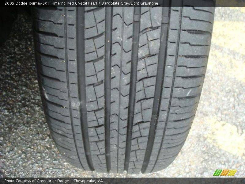 Inferno Red Crystal Pearl / Dark Slate Gray/Light Graystone 2009 Dodge Journey SXT