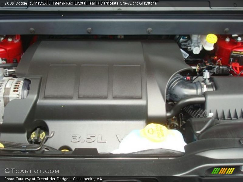 Inferno Red Crystal Pearl / Dark Slate Gray/Light Graystone 2009 Dodge Journey SXT