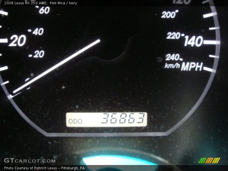 Flint Mica / Ivory 2008 Lexus RX 350 AWD
