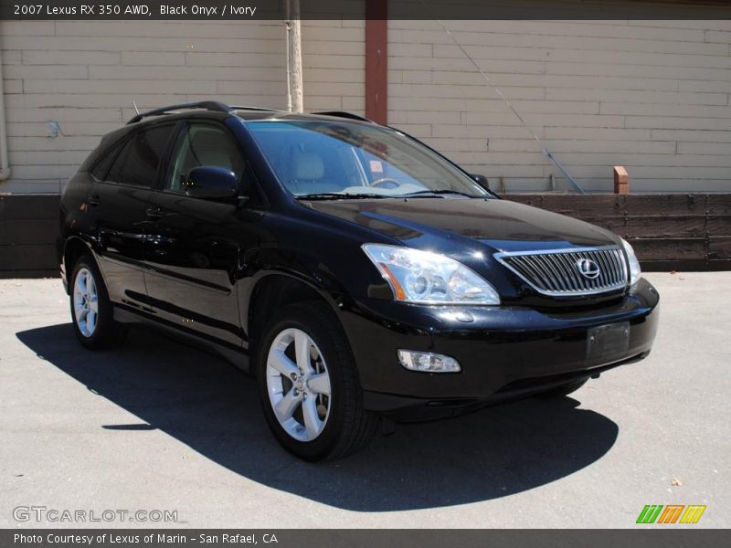 Black Onyx / Ivory 2007 Lexus RX 350 AWD