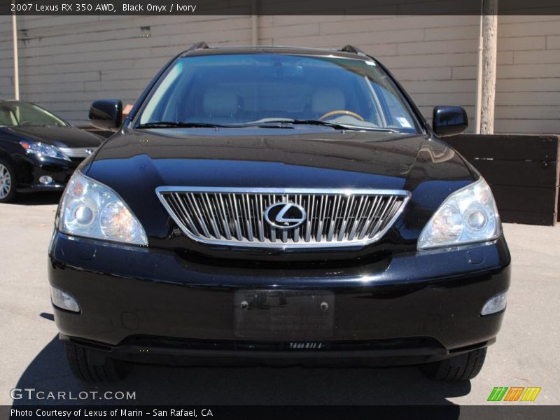 Black Onyx / Ivory 2007 Lexus RX 350 AWD