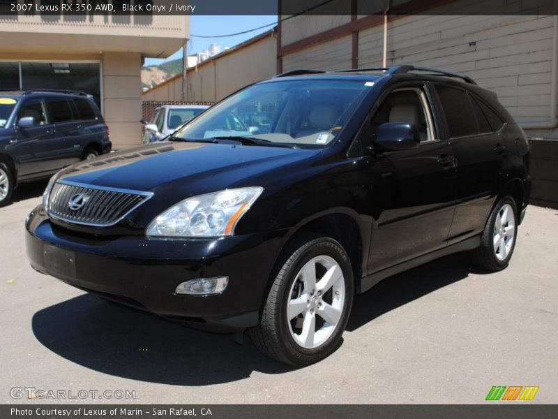 Black Onyx / Ivory 2007 Lexus RX 350 AWD