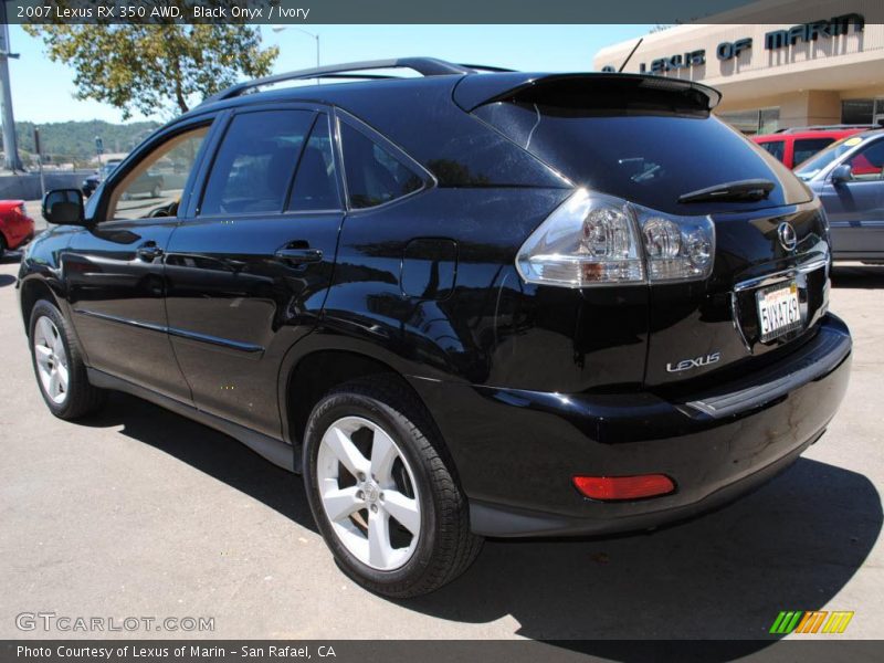 Black Onyx / Ivory 2007 Lexus RX 350 AWD