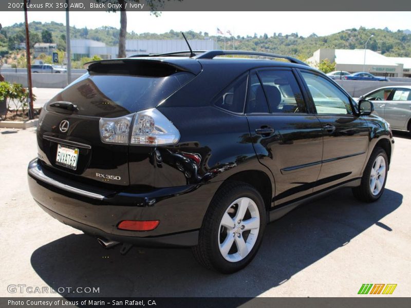 Black Onyx / Ivory 2007 Lexus RX 350 AWD