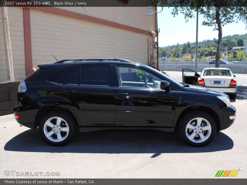 Black Onyx / Ivory 2007 Lexus RX 350 AWD