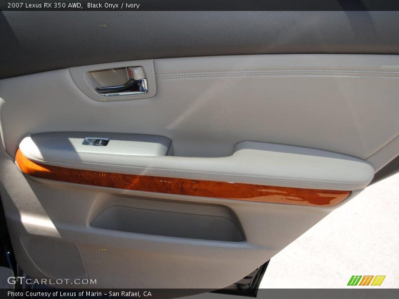 Black Onyx / Ivory 2007 Lexus RX 350 AWD