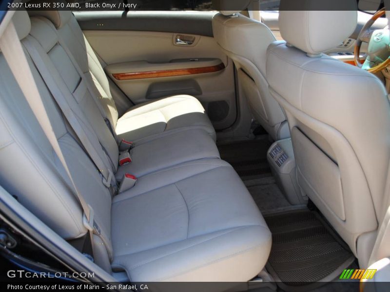Black Onyx / Ivory 2007 Lexus RX 350 AWD