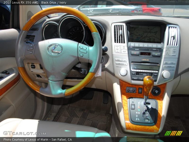 Black Onyx / Ivory 2007 Lexus RX 350 AWD
