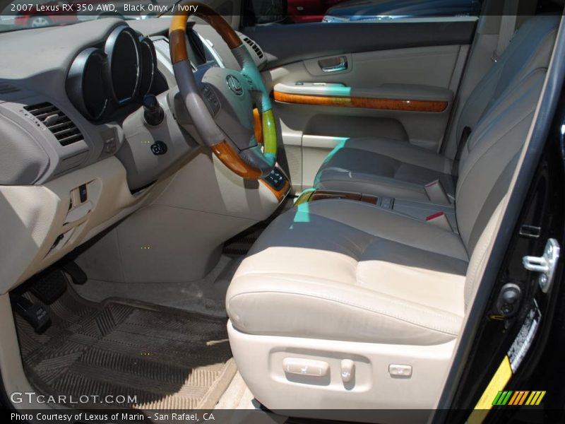 Black Onyx / Ivory 2007 Lexus RX 350 AWD