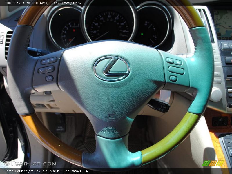 Black Onyx / Ivory 2007 Lexus RX 350 AWD
