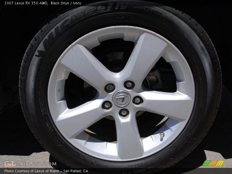Black Onyx / Ivory 2007 Lexus RX 350 AWD