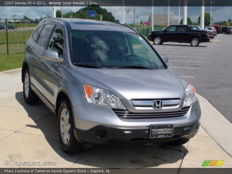 Whistler Silver Metallic / Gray 2007 Honda CR-V EX-L