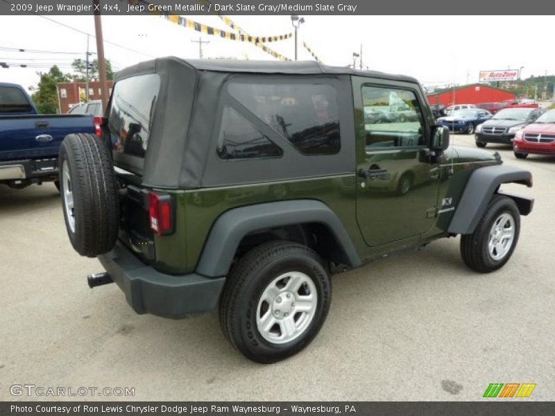 Jeep Green Metallic / Dark Slate Gray/Medium Slate Gray 2009 Jeep Wrangler X 4x4