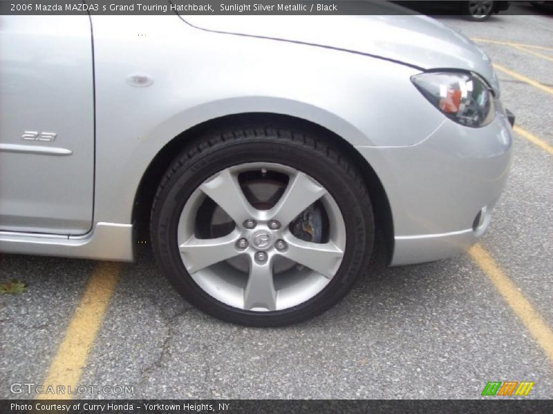 Sunlight Silver Metallic / Black 2006 Mazda MAZDA3 s Grand Touring Hatchback