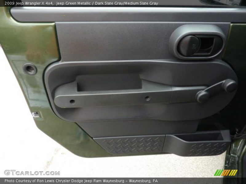 Jeep Green Metallic / Dark Slate Gray/Medium Slate Gray 2009 Jeep Wrangler X 4x4