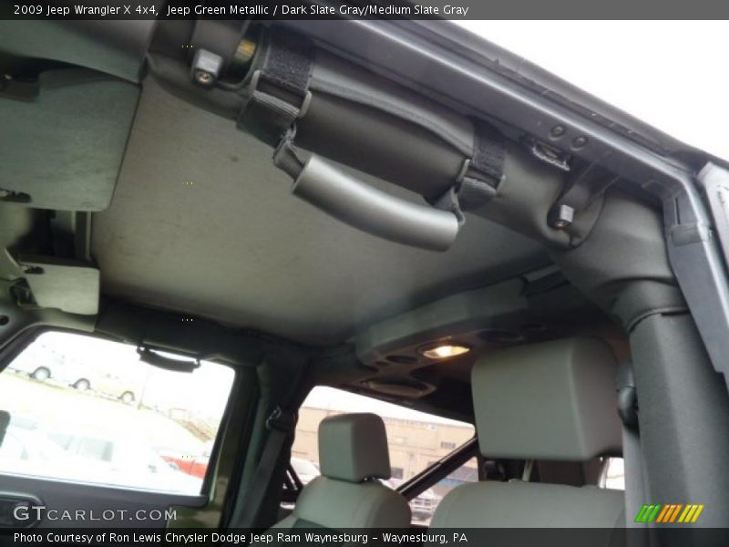 Jeep Green Metallic / Dark Slate Gray/Medium Slate Gray 2009 Jeep Wrangler X 4x4