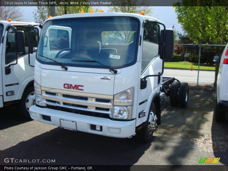 Arctic White / Very Dark Pewter 2010 Isuzu N Series Truck NPR