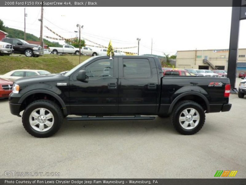 Black / Black 2008 Ford F150 FX4 SuperCrew 4x4