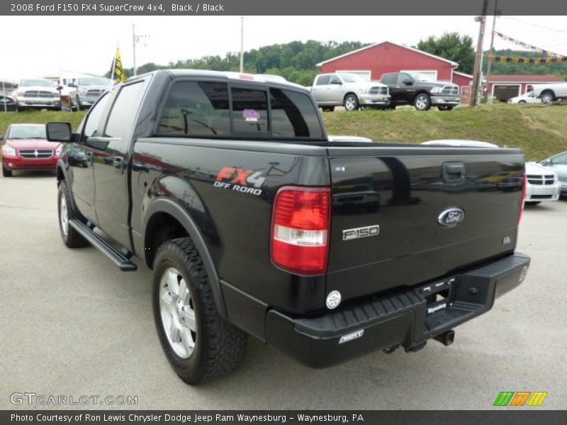 Black / Black 2008 Ford F150 FX4 SuperCrew 4x4