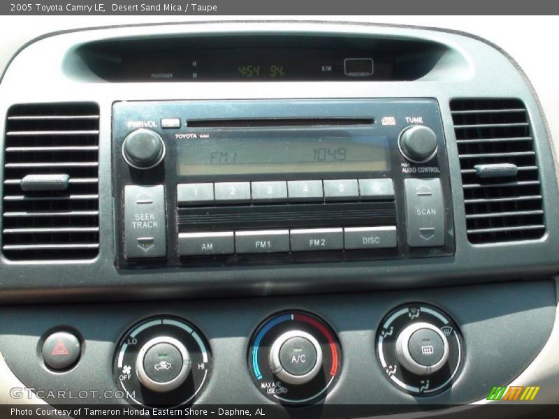 Desert Sand Mica / Taupe 2005 Toyota Camry LE