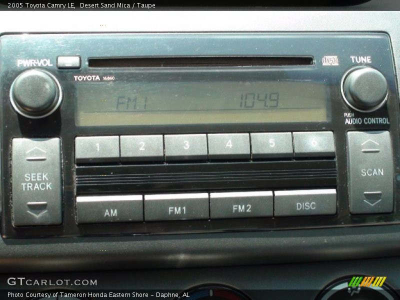 Desert Sand Mica / Taupe 2005 Toyota Camry LE