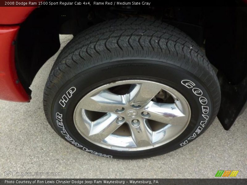 Flame Red / Medium Slate Gray 2008 Dodge Ram 1500 Sport Regular Cab 4x4