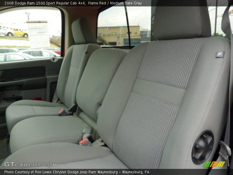 Flame Red / Medium Slate Gray 2008 Dodge Ram 1500 Sport Regular Cab 4x4