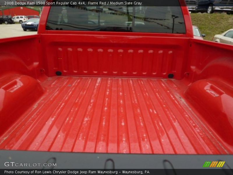 Flame Red / Medium Slate Gray 2008 Dodge Ram 1500 Sport Regular Cab 4x4