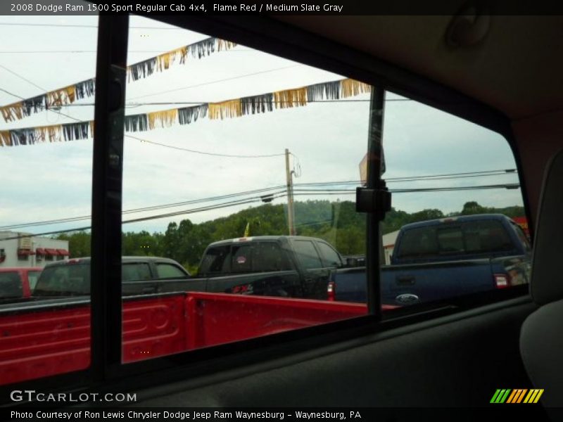 Flame Red / Medium Slate Gray 2008 Dodge Ram 1500 Sport Regular Cab 4x4