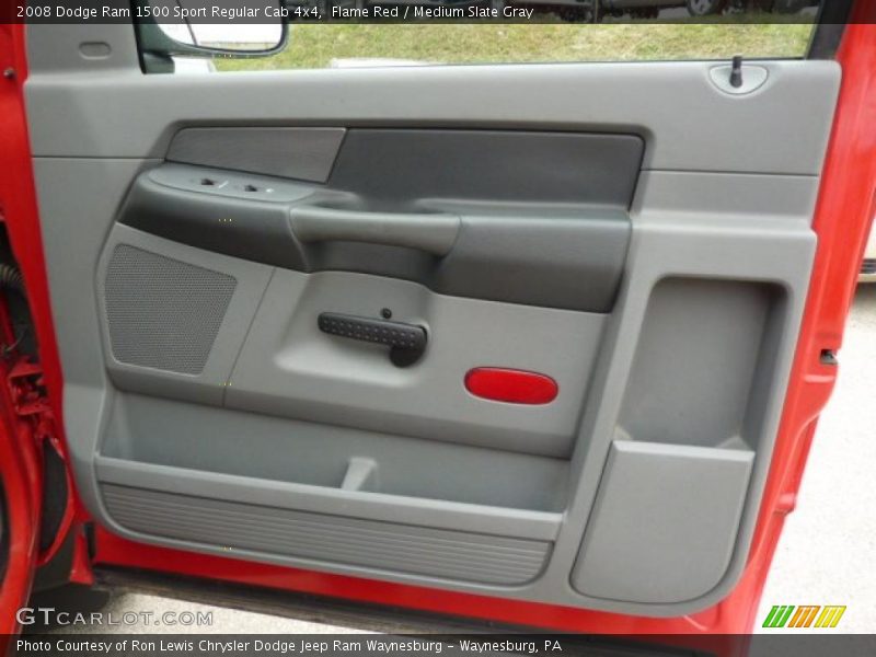 Flame Red / Medium Slate Gray 2008 Dodge Ram 1500 Sport Regular Cab 4x4