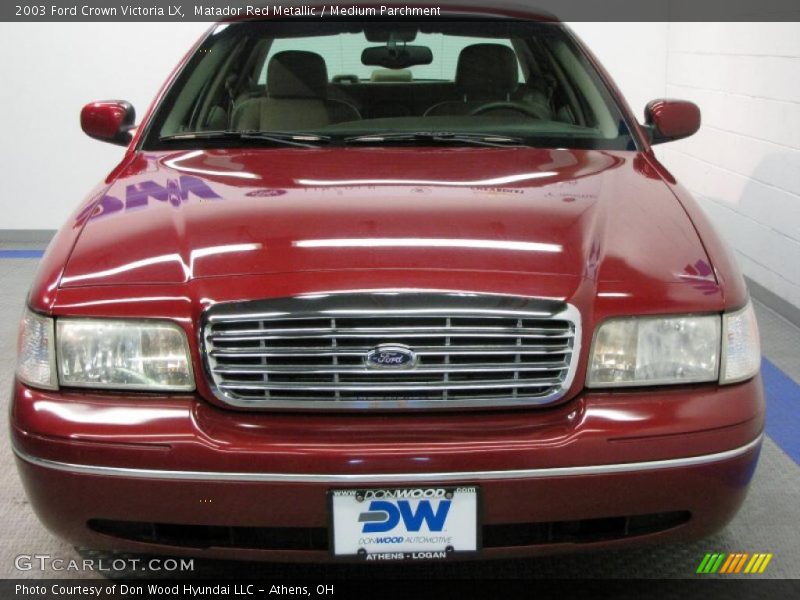 Matador Red Metallic / Medium Parchment 2003 Ford Crown Victoria LX