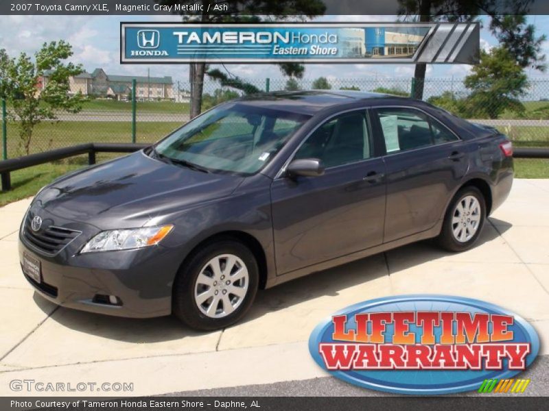 Magnetic Gray Metallic / Ash 2007 Toyota Camry XLE