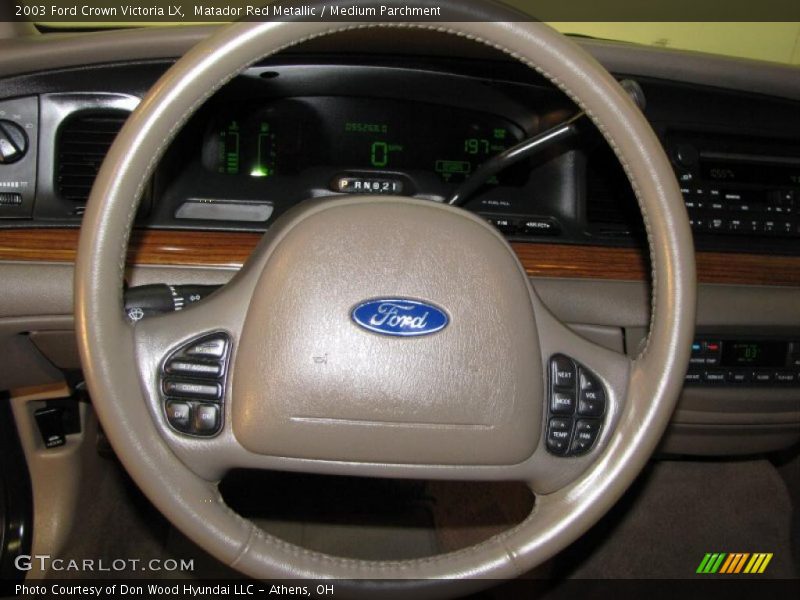 Matador Red Metallic / Medium Parchment 2003 Ford Crown Victoria LX