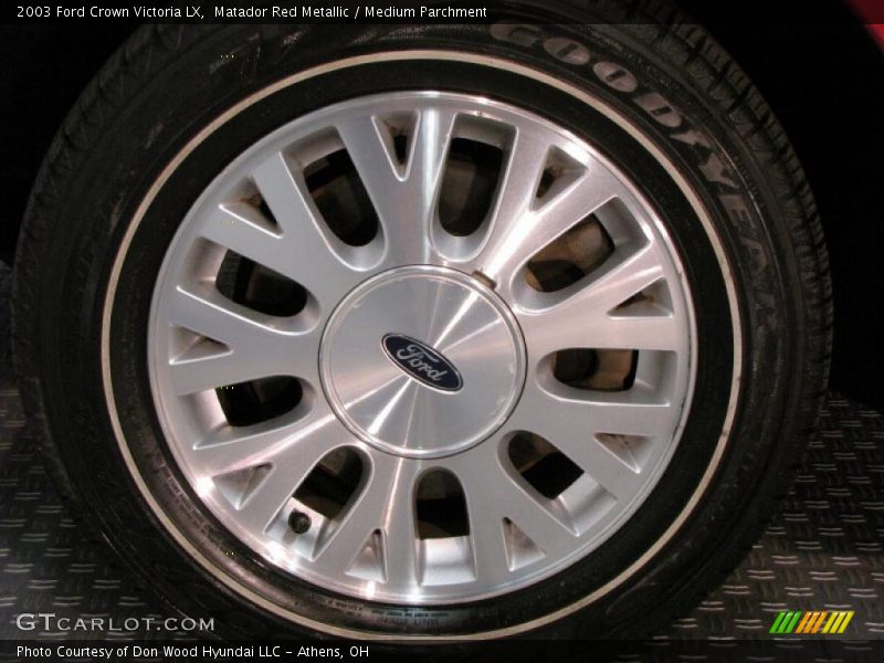 Matador Red Metallic / Medium Parchment 2003 Ford Crown Victoria LX