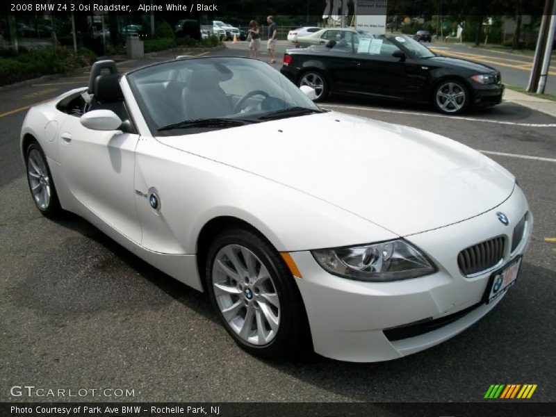 Alpine White / Black 2008 BMW Z4 3.0si Roadster