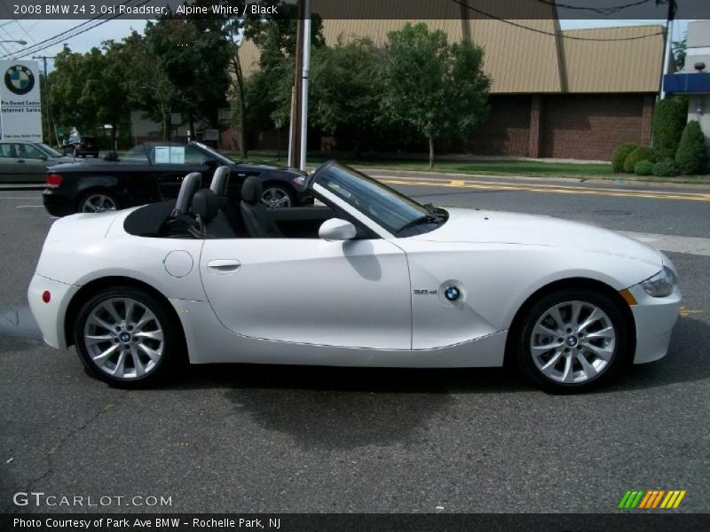 Alpine White / Black 2008 BMW Z4 3.0si Roadster